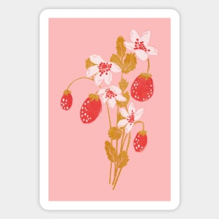 Strawberry Bunch 6 Magnet